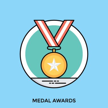 Bir simgedir yıldız kolye bir şerit ile gösterilen madalya ödülü