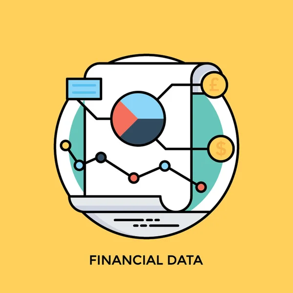 Infographies Entreprise Graphique Secteurs Enrichis Montrant Une Certaine Valeur Monétaire — Image vectorielle