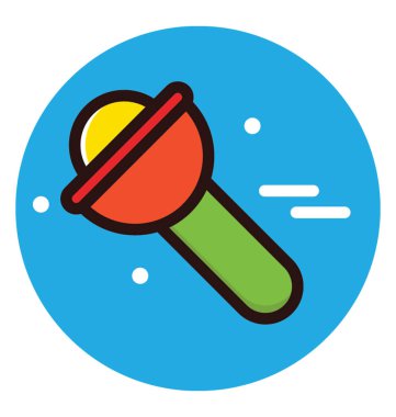 Pil içinde seyahat ve meşale ışığı gösteren ışık amaç için kamp kullanılmak zorunda bir el ışık 