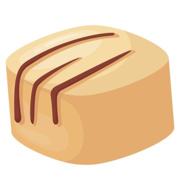 Bir beyaz koyu çikolata süsleme ile çikolata bar 