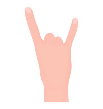 El ilk parmak ve yükseltilmiş, pinky parmak apana mudra simgesini ifade eden