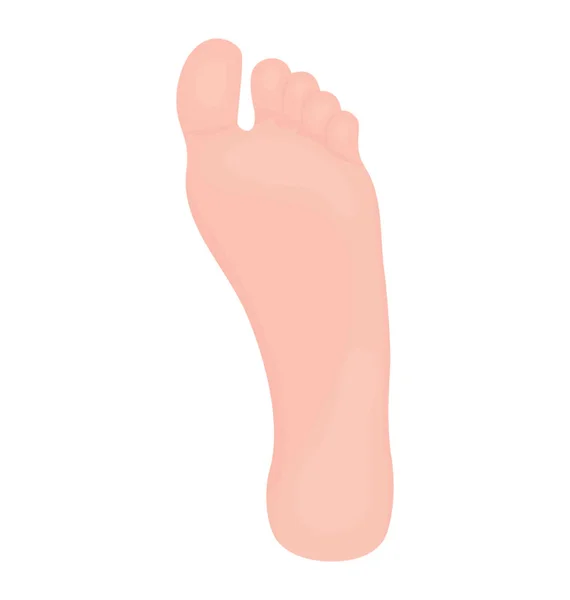 Hindering Part Foot Icon Denoting Foot Sole — Stock Vector