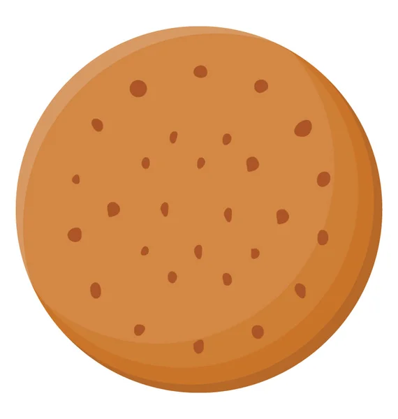 焼きたての自家製ショートブレッド クッキー — ストックベクタ