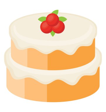 Kırbaçlanan krem ve kiraz üstünde tepe, peynirli kek için simge damlayan 