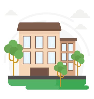 Bir daire, konut dış görünümü oluşturma