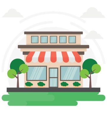 Süpermarket gıda satış ön girişi alışveriş 