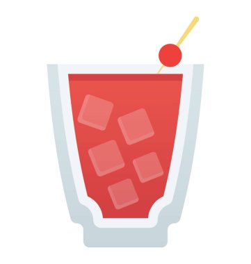 Kir royale üstüne kiraz ile bir bardak içki 