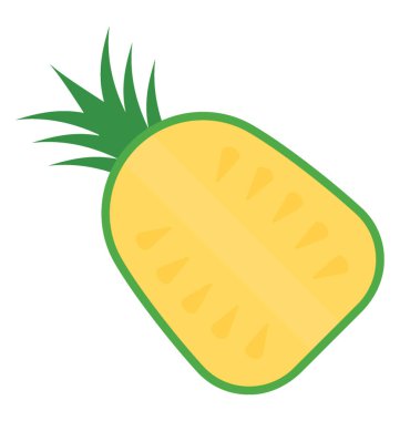 Bir taze sulu meyve ananas tasvir