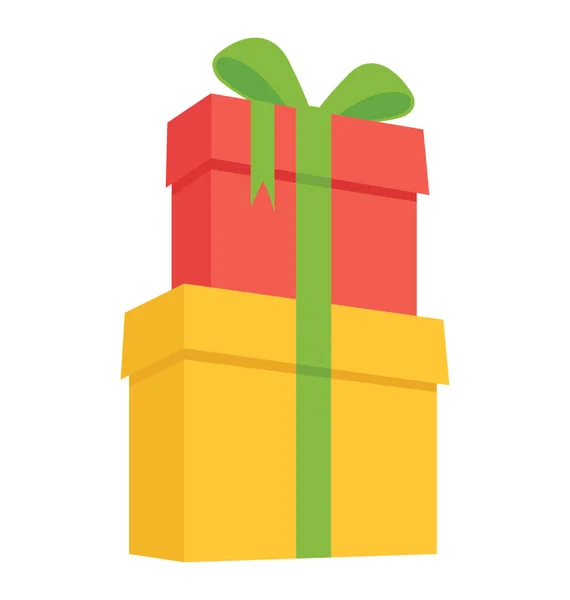 Подарки Подарки Вечеринок Рождественских Праздников — стоковый вектор