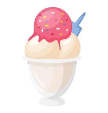 Farklı tatlar dondurma kaşık toz Kupası, sorbe dondurma Kupası  