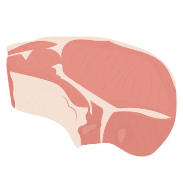 O sığır eti yığın tasvir eden beyaz yağlı madde ile bir rulo köfte 