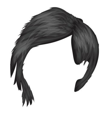 Küçük lifler ve saç yüzü saçaklar belirtir sevişmek saç modeli poz 