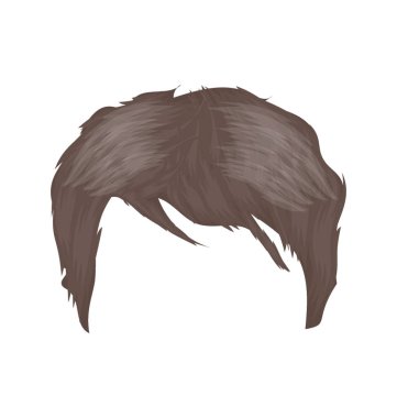 Çok kısa saç kesimi ile alın saçaklar 