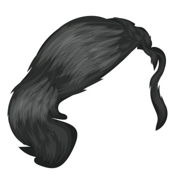 Küçük kızlar bob tarzı yan hareketiyle kesmek 