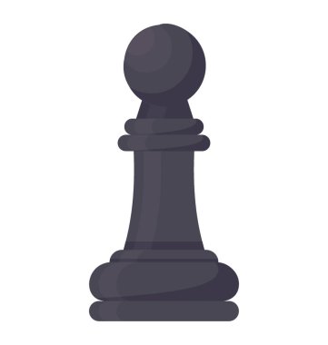 Ortak satranç parça ben satranç piyon simgesini ifade eden ballhead ile biten e uzun şekil