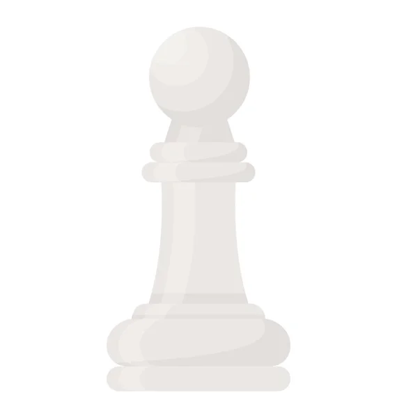 Wspólne Chess Piece Kończąc Ballhead Szachy Pawn Ikony Oznaczające Długie — Wektor stockowy