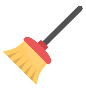 Zenginleştirilmiş el süpürge fırça grafik simge yumuşak gösteren kıllar 