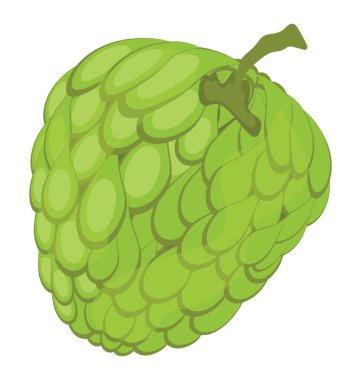 Muhallebi apple resmeden bir sağlıklı meyve