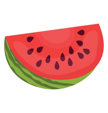 Sulu ve sulu yaz meyve karpuz betimleyen siyah tohumları ile