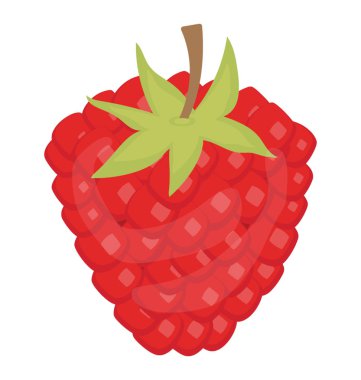 Sulu taze çilek birparça