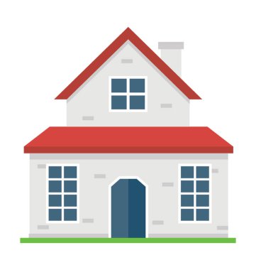 Windows ve açık ağ geçidi, kare ev ev gibi bir kulübe 