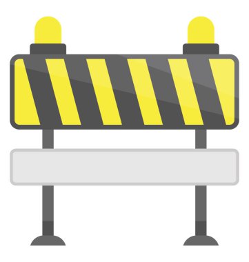 Barkod hatları Rating barikat simgesini ifade eden bir stand gibi ile bariyer