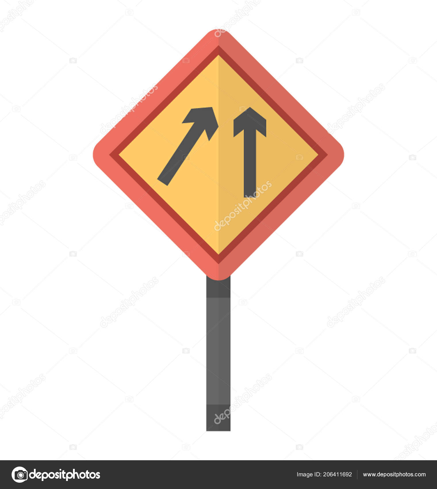 带向上箭头表示方向符号的正方形板图库矢量图©vectorsmarket 206411692