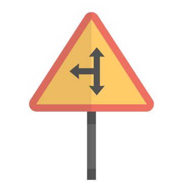 Patway, yol yön simgesi olan üçgen