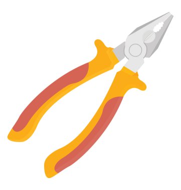 Tırtıklı Gaga makas şekil vitrine pense grafik içinde kolları bağlı jaws gibi 