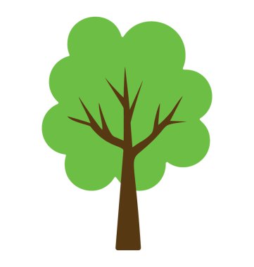 Bir mobilya ahşap, testere dişi meşe düz simgesi