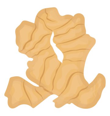 Düzensiz satırları desenli grafik için zencefil simge şeklinde