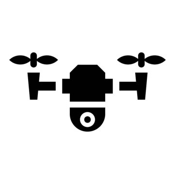 Önden Görünüm uzak hava drone ile a fotoğraf makinesi fotoğraf veya video kaydını alarak 