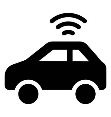 Özerk bir araba onun çevre algılama ve insan girişi olmadan gezinme özelliği olan