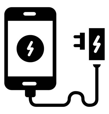 Şarj adaptör şarj ile Smartphone 