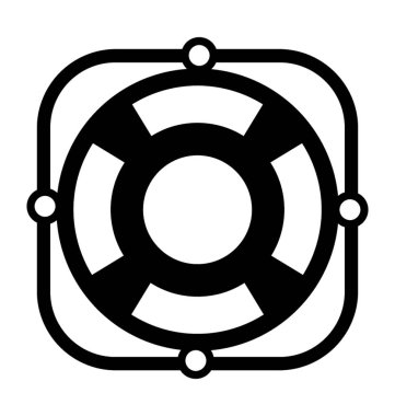 Lifebuoy simgesi vitrine desenli lastik