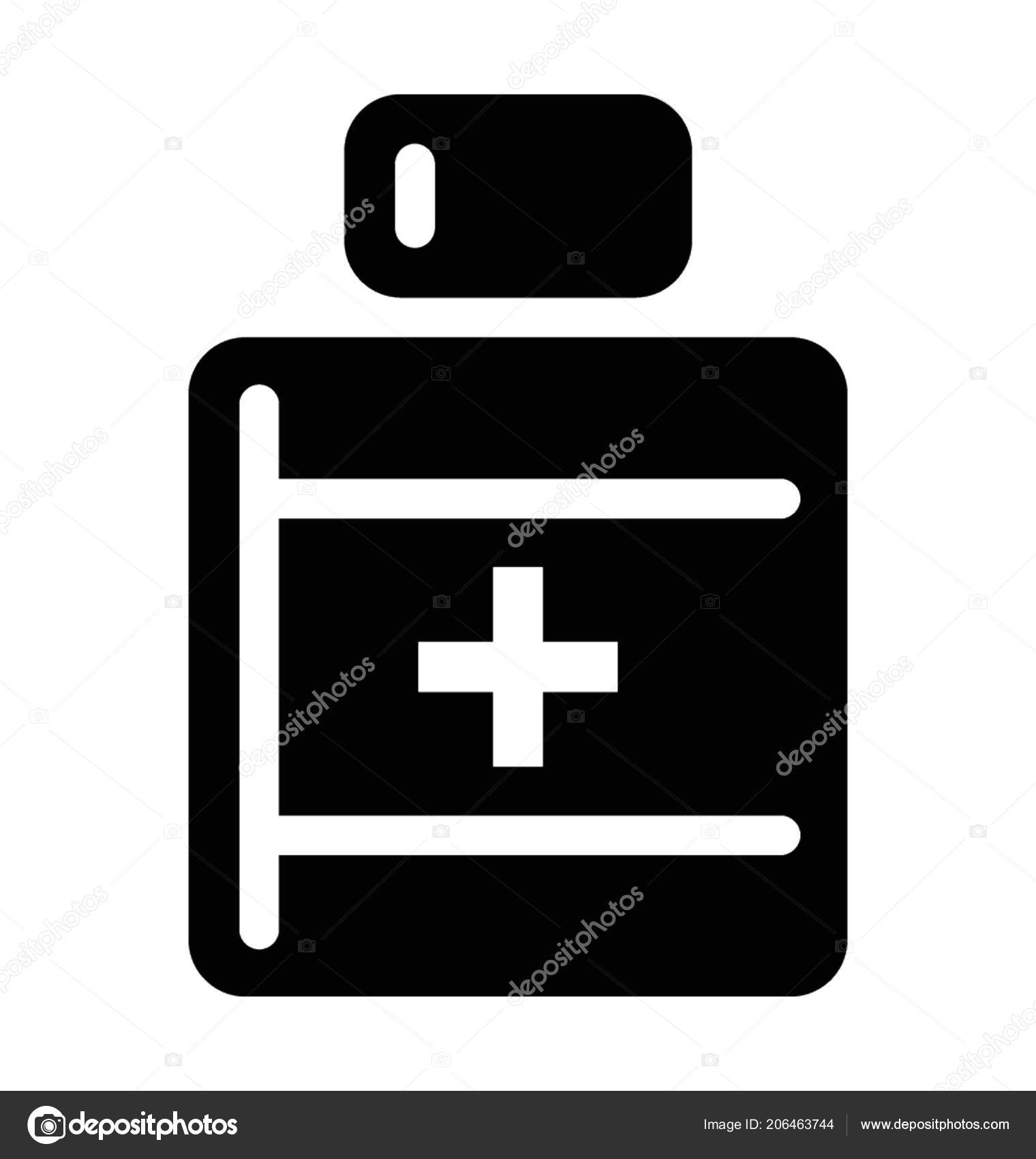 Jar Having Medical Sign Medicine Jar Stock Vector Image by