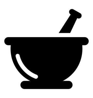 Hapları ve havan toplarını ezmek için bir eczane aracı 