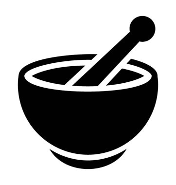 Hapları ve havan toplarını ezmek için bir eczane aracı 