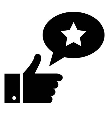 Geri bildirim kavramı temsil eden yıldız işaretiyle yaşasın 
