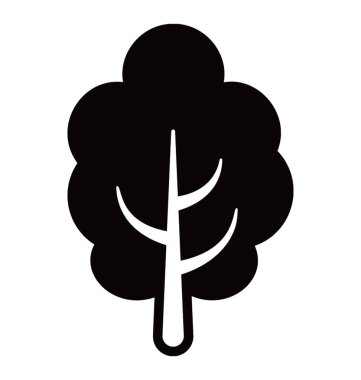 Ağaç simgesiyle gösterilen yaprakları uzun sapı