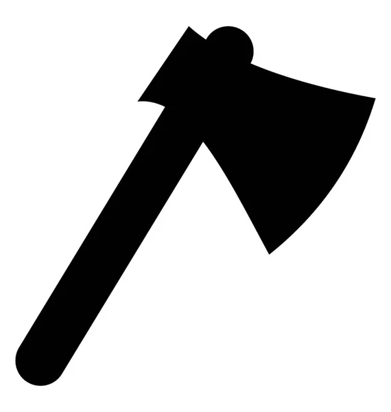 Ein Handwerkzeug Für Den Holzschnitt Symbolbild Der Axt — Stockvektor