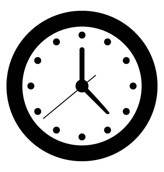 Cronómetro Forma Redonda Que Muestra Icono Del Reloj — Vector de stock