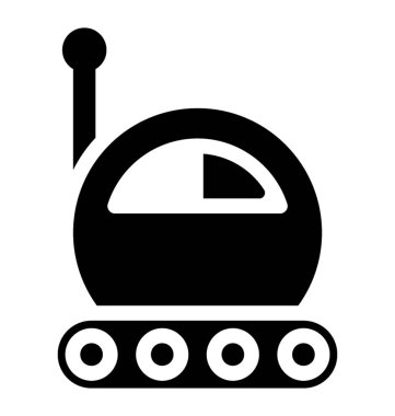 Üretim üretim hattı konveyör bant ile robot, bobot ambalaj kavramı takip