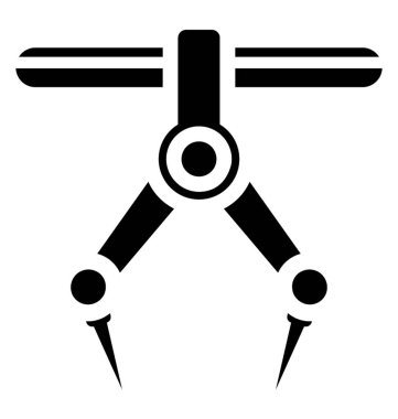 Endüstriyel ve üretim süreçleri için kullanılan robot sistemi 