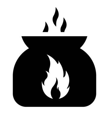 Mum aroma mum tasvir yatıştırıcı alevle sahip bir simge 