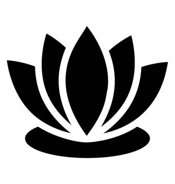 Nilüfer simgesi sunmak için suda yetişen lotus