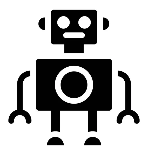Μηχανισμός Φουτουριστικό Τεχνητή Νοημοσύνη Ρομποτική Τεχνολογία — Διανυσματικό Αρχείο