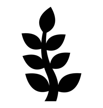 Yan yana birlikte heykelde bileşik yaprak yetiştirilen yaprakları olan bir kök 