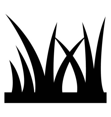 Küçük köşeye yaprakları, çim sahip toprak ile bir kara 