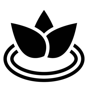 Doğal otlar tasvir su yapraklarda yüzen 